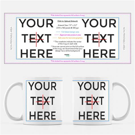 11 Oz Mug Template - Printable Word Searches