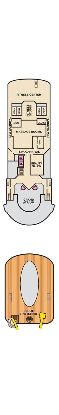 Carnival Ecstasy Deck Plans