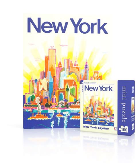 NYC Skyline Mini - 100 Piece American Airlines Mini Puzzle – New York ...