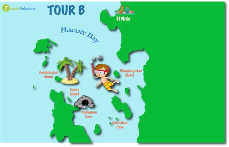 El Nido Palawan Tourist Map - Infoupdate.org