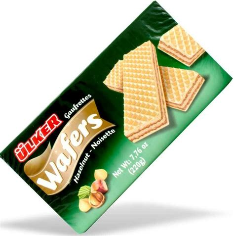 ULKER DELUX HAZELNUT WAFERS 220GR