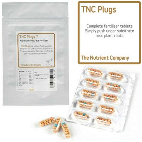 TNC Plugs Aquarium Substrate Fertilizer Plant Food Nutrients Tablets x ...