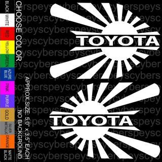 Jdm stickers toyota