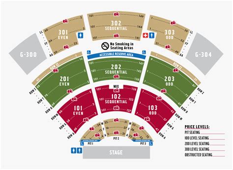 Klipsch Music Center Seating Chart With Seat Numbers | Awesome Home