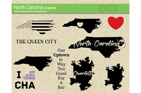 North Carolina Svg Vector Graphic by CrafterOks - Creative Fabrica