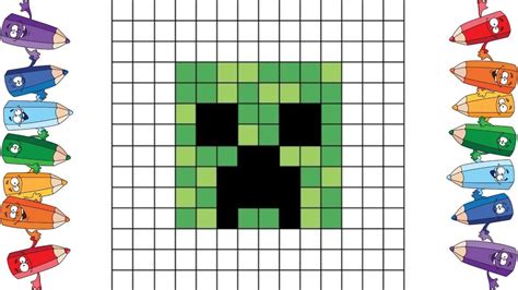 Minecraft Creeper Pixel Art