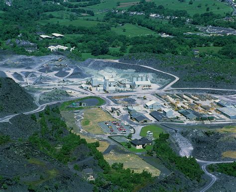 View Of The Penrhyn Slate Quarry Photograph by Martin Bond/science ...