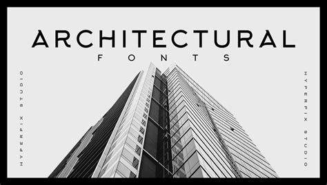 Architecture Font