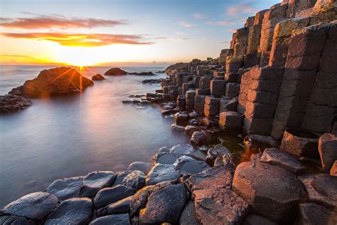 Sunset on Giant's Causeway | Sunset on Giant's Causeway | Flickr