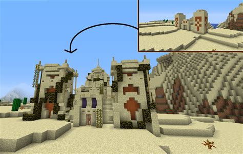 Desert temple, but transformed : r/Minecraft