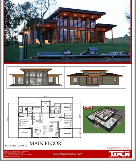 Modern Mountain Homes Floor Plans - Image to u