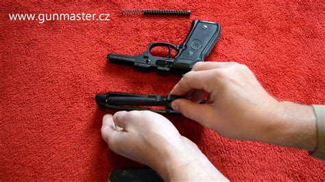 Beretta 92FS disassembly - YouTube