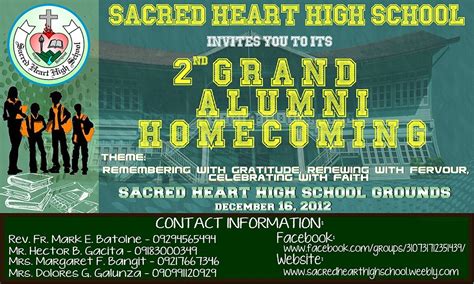 2nd Grand Alumni Homecoming - Sacred Heart High School, Itogon, Benguet