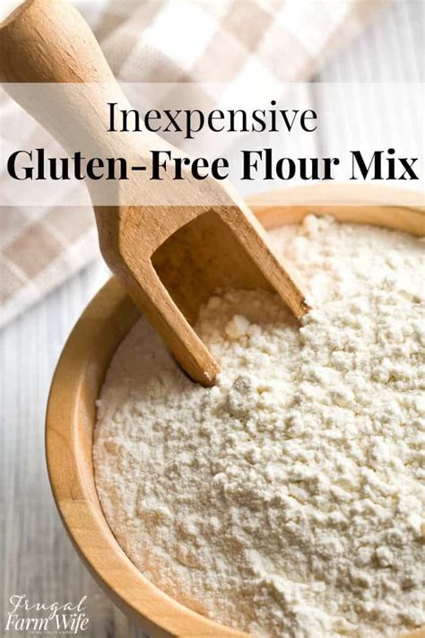 Inexpensive Gluten-Free Flour Mix | The Frugal Farm Wife