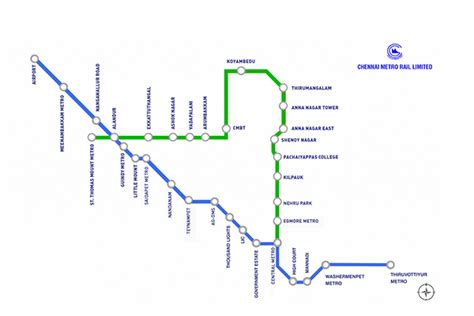 Chennai Metro Green Line Map, Timing, Nearby Attractions