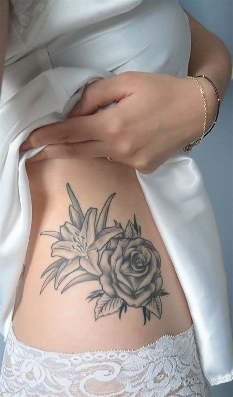 Rose & Lily Tattoo | Tattoos, Tattoo fonts, Lily tattoo