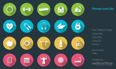 Health and Fitness Icon Set on Behance