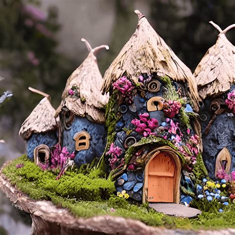 Fairy Houses Hyper Realistic with Intricate Detail · Creative Fabrica