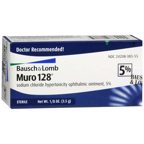 Muro 128 5% Sterile Ophthalmic Ointment - 1Source