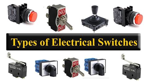 Types of Electrical Switches - Switch types - Types of Switches ...