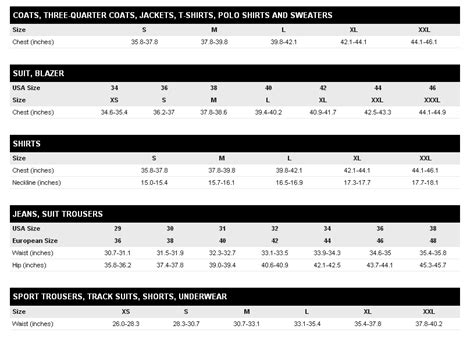 ZARA MAN size chart and measuring guide. | Zara man, Polo ralph lauren ...