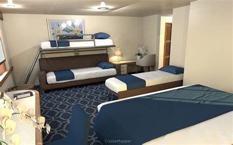 Pacific Adventure cabins and suites | CruiseMapper