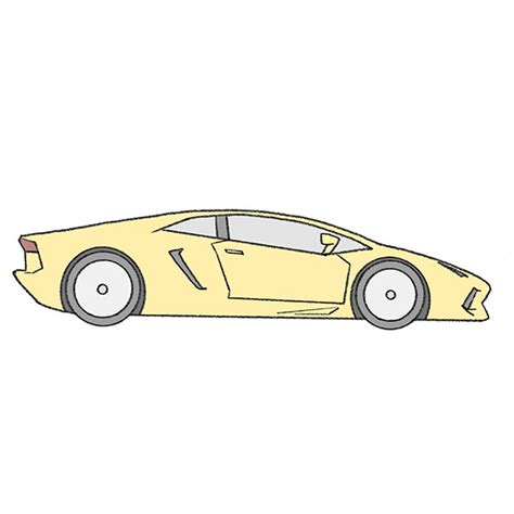 How to Draw a Lamborghini Aventador - Drawing Tutorial For Kids