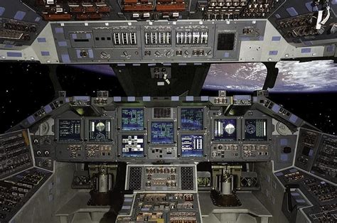 Space shuttle cockpit view high res - Hopmundo