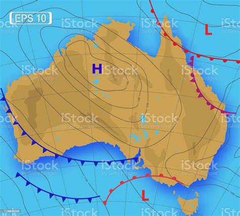 Weather Forecast Of Australia Meteorological Weather Map Of The ...