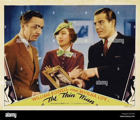 Thin Man, The - Movie Poster Stock Photo - Alamy