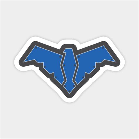 Nightwing Symbol - Nightwing - Magnet | TeePublic