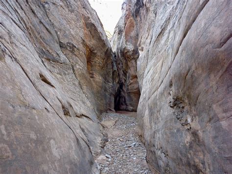 Entrance to a narrow section: an Escalante River Slot Canyon, Utah