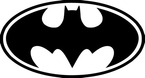 White Batman Logo - LogoDix