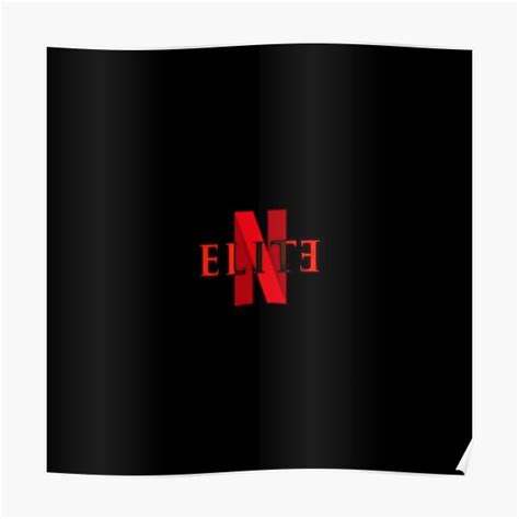 "Elite netflix " Poster for Sale by Kiwahs | Redbubble