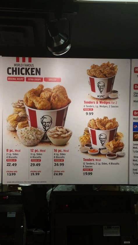 KFC Menu Prices