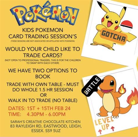 Pokemon Card trading session - 1 Feb 2024 | Mum's guide to Southend