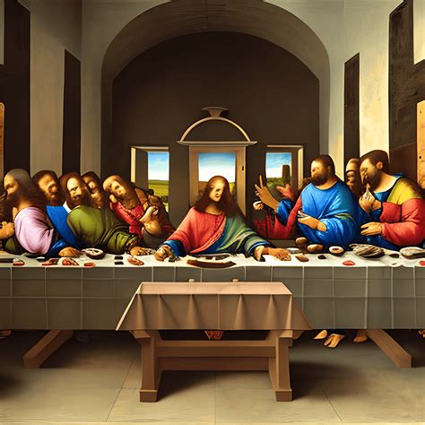 The Last Supper Leonardo Da Vinci · Creative Fabrica