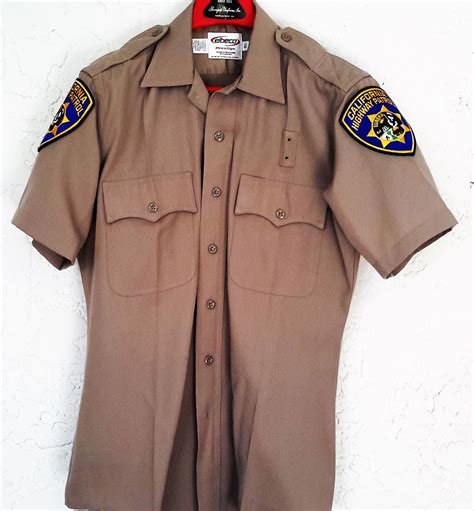 California Highway Patrol CHP Police uniform shirt 15 1/2. | Etsy