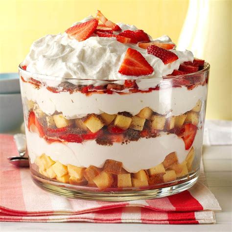 Strawberry Cheesecake Trifle Recipe | Taste of Home