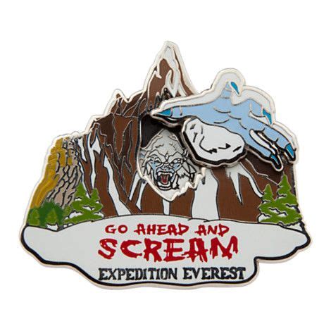 Yeti Pin - Expedition Everest - Disneys Animal Kingdom | Pins ...