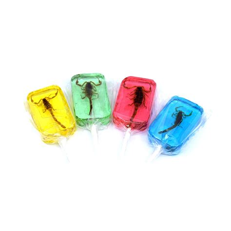 Scorpion Lollipops Assorted Color - Amelio C Enterprises, Inc