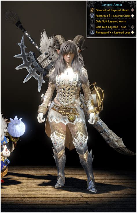 All the layered armor sets that I've used in MHW for my character. I ...