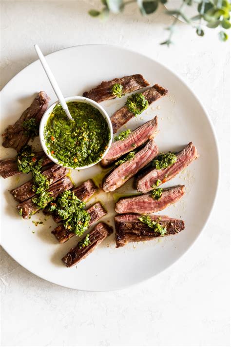 Cuban-Style Churrasco with Chimichurri Sauce - A Sassy Spoon