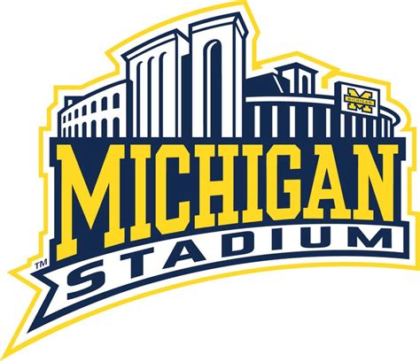 Michigan Wolverines Stadium Logo - NCAA Division I (i-m) (NCAA i-m ...