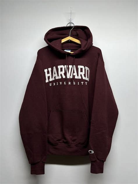 Vintage Vintage Champion Harvard University Hoodie 90’s | Grailed