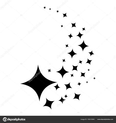 Etoile Qui Brille Dessin : Coloriage Étoiles cinq branches par tout ...