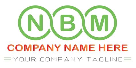 Premium Vector | Nbm letter logo design