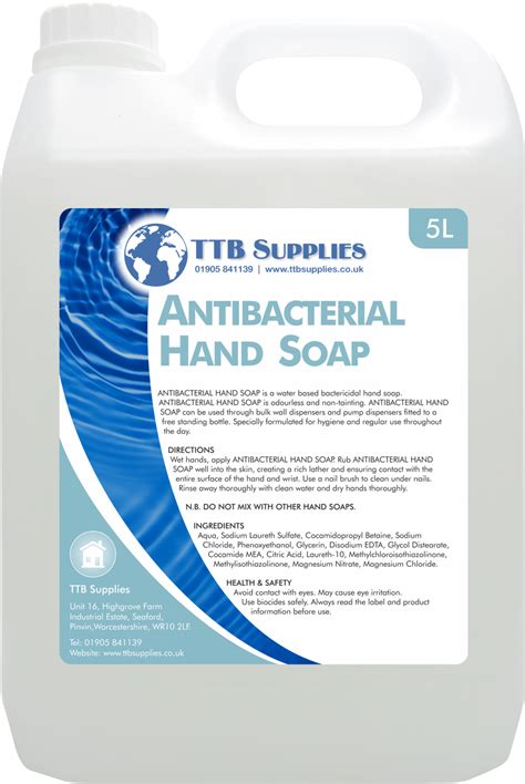 TTB Supplies - Antibacterial Hand Soap (5L)