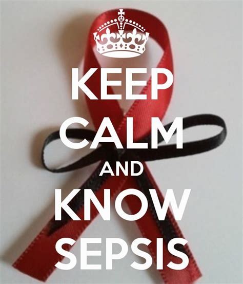 Pin by Jeanne Johnson on Sepsis Awareness | Sepsis, Keep calm, Awareness