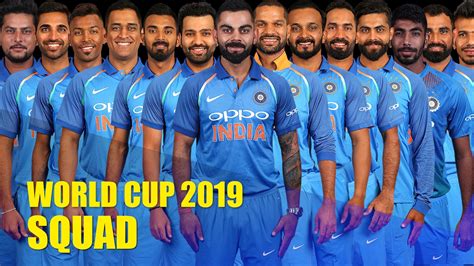 ICC Cricket World Cup 2019 – Team Analysis – India - Cricket Fever - It ...